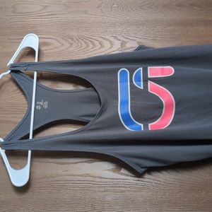 Gray Gap Workout Tank